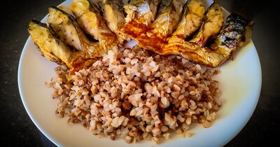 Запечённая скумбрия
