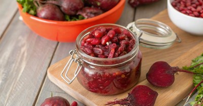 Свекла с фасолью на зиму