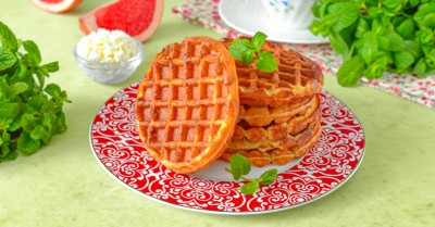 Венские вафли с творогом без сливочного масла и маргарина