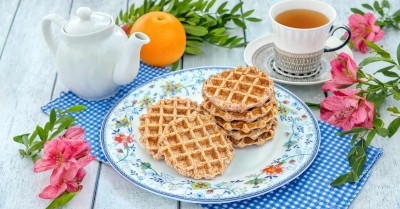 Венские вафли с псиллиумом в вафельнице ПП