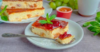 Запеканка из мягкого творога