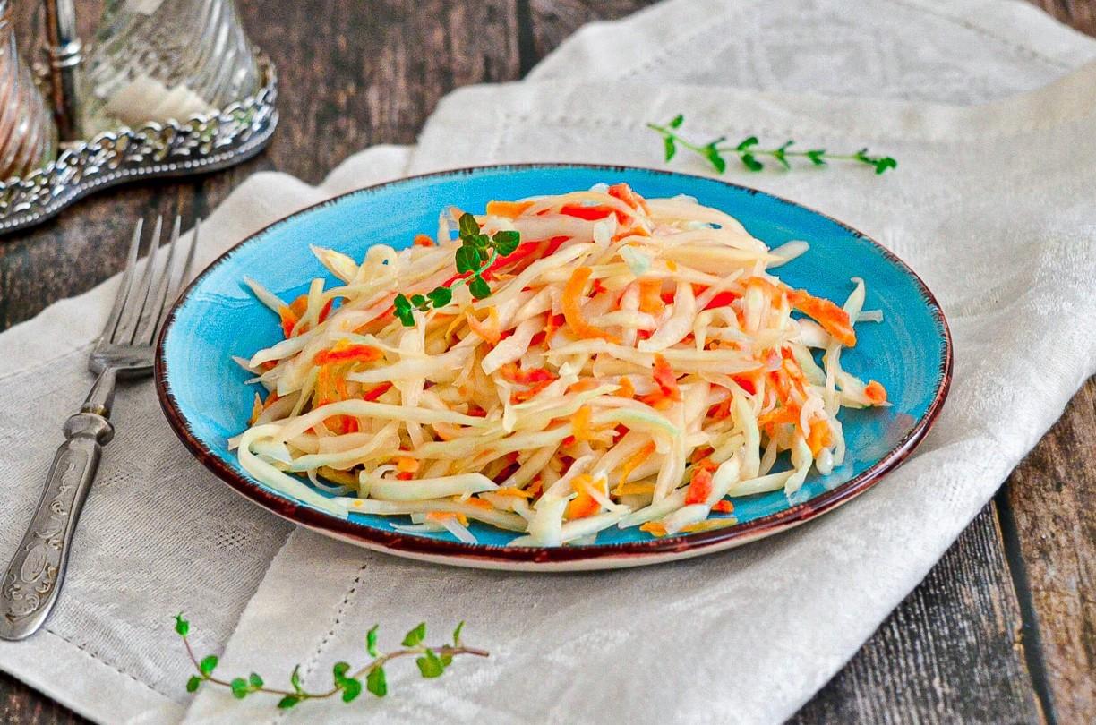 салат здоровье рецепт с капустой и морковью