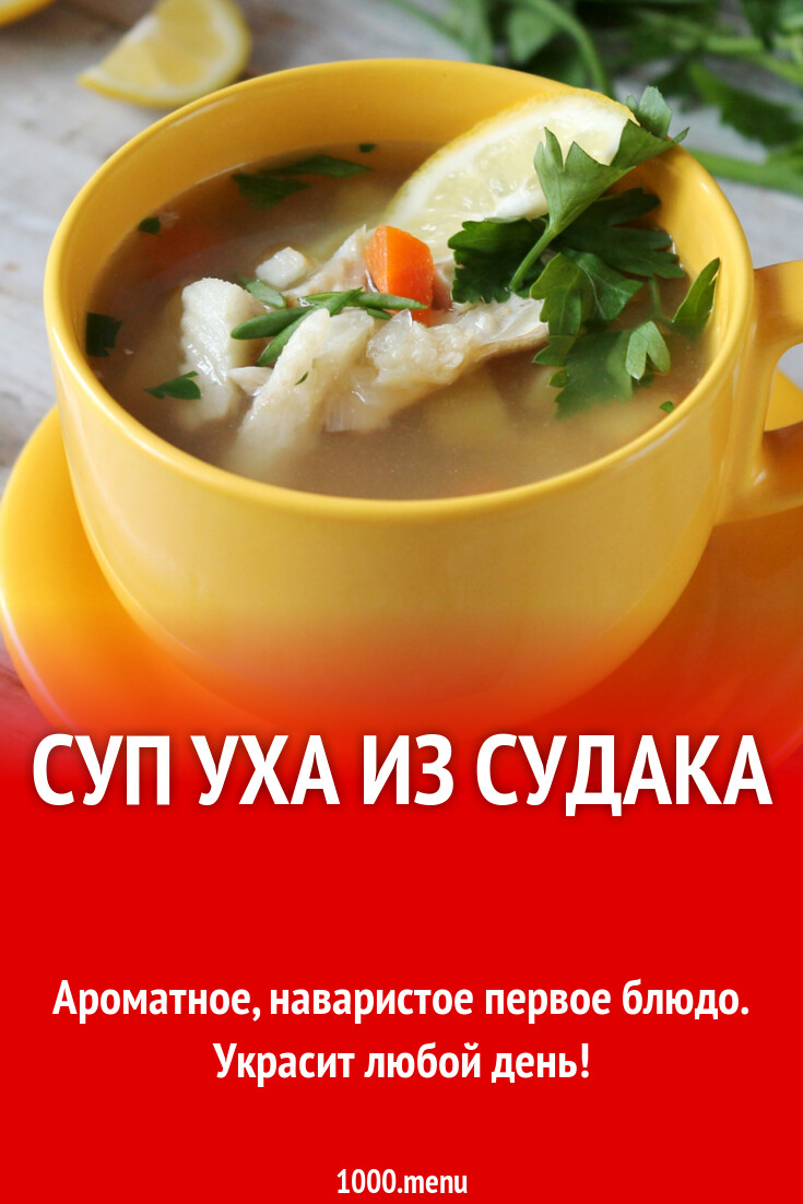 Суп уха из судака рецепт с фото пошагово - 1000.menu