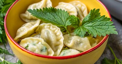 Курзе с крапивой и творогом