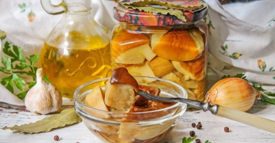 Маринованные белые грибы на зиму без уксуса