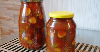 Огурцы с томатной пастой на зиму