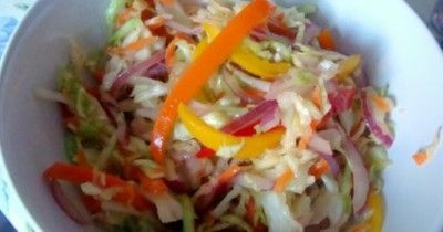 Капуста маринованная с луком морковью болгарским перцем