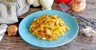 Гарнир из капусты белокочанной