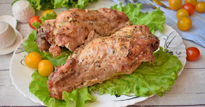  Крылья индейки в духовке - пошаговый рецепт приготовления с фото  