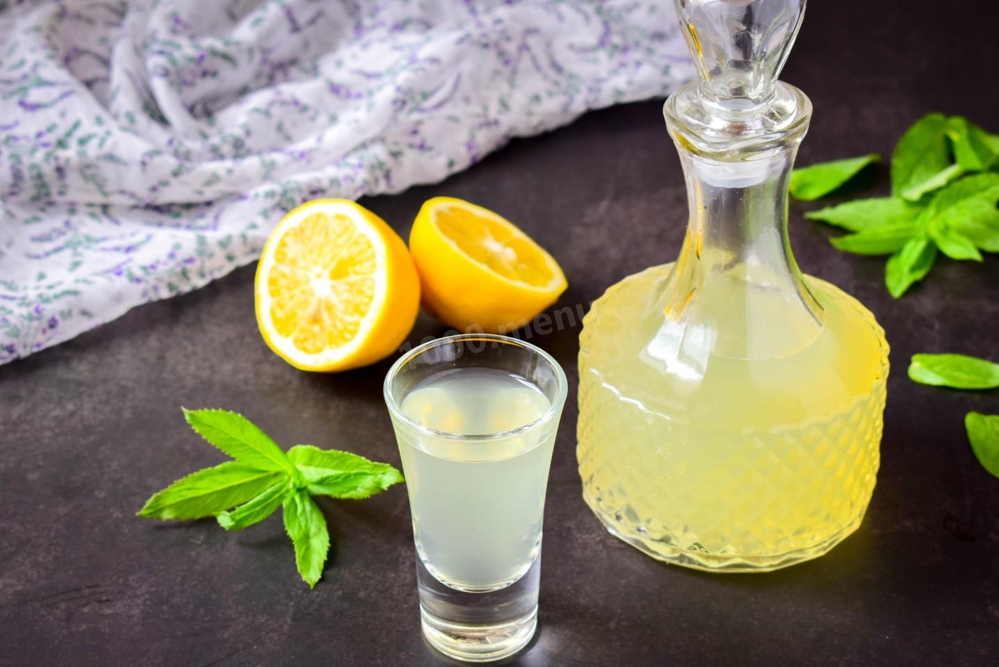 Настойка лимона на воде