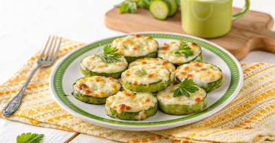 Кабачки кружочками с майонезом в духовке