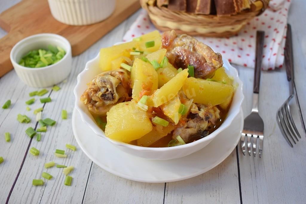 Соус из курицы с картошкой рецепт с фото пошагово