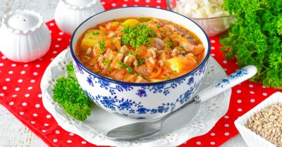 Щи уральские из квашеной капусты