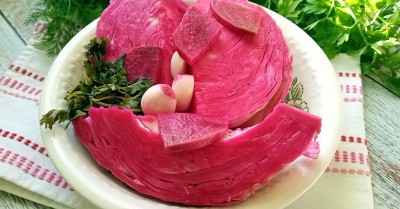 Маринованная капуста по грузински