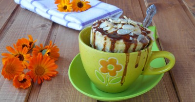  Банановый кекс в микроволновке - пошаговый рецепт приготовления с фото  