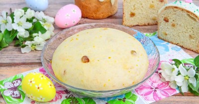 Тесто для куличей на сухих дрожжах