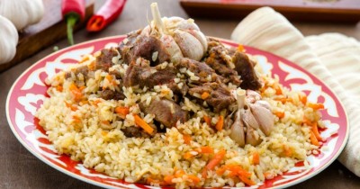Плов по таджикски с бараниной и зирой