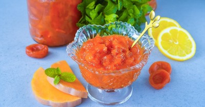 Джем из тыквы с курагой и лимоном на зиму