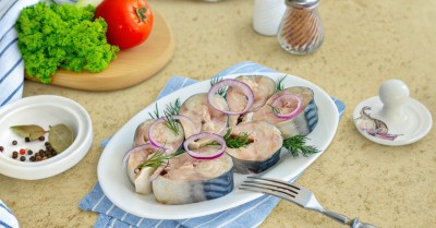 Скумбрия в рассоле кусочками