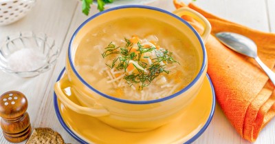 Куриный суп с вермишелью и картошкой