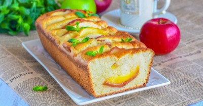 Шарлотка с творогом и яблоками в духовке