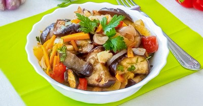Соте из овощей в духовке
