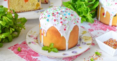 Кулич сахарный