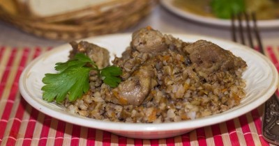 Гречка по купечески с томатным соком