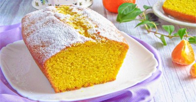 Мандариновый кекс с мандариновой цедрой