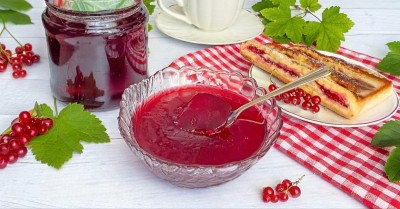 Густой конфитюр из красной смородины на зиму
