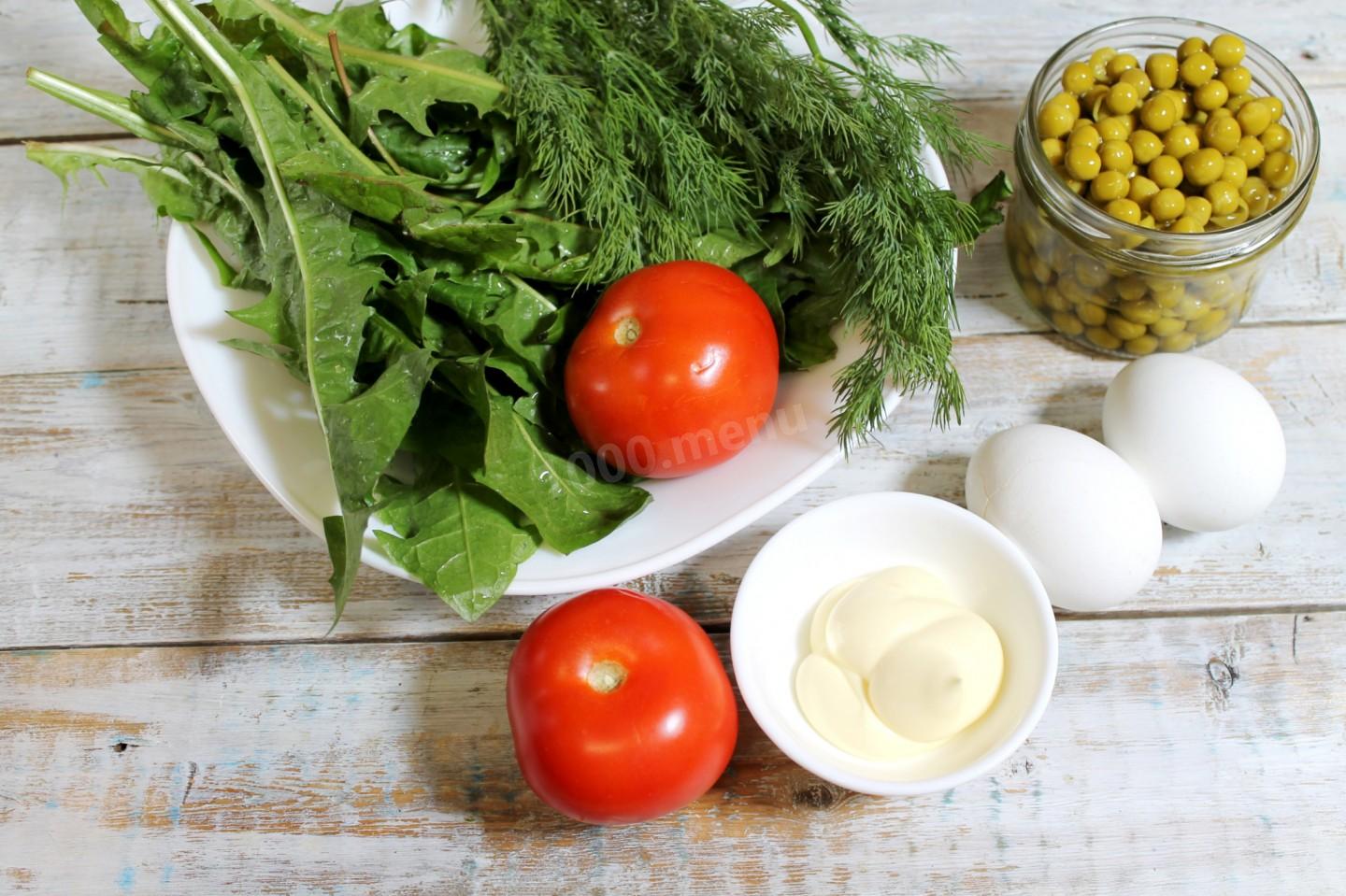 Как приготовить салат из одуванчиков в домашних условиях рецепт с фото пошагово