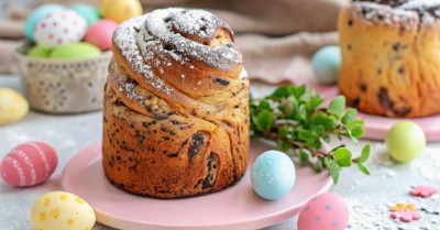 Пасхальный кулич с маком на желтках