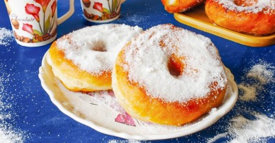Пончики на сковороде на дрожжах домашние