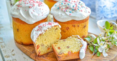 Кулич простой быстрый пасхальный для начинающих