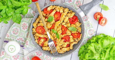 Филе индейки с помидором