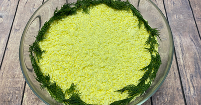 Мимоза с сыром легче легкого