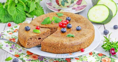 Сладкий пирог из кабачков в духовке