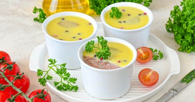 Запечённый паштет из куриной печени в духовке