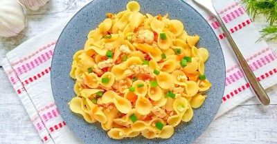 Макароны по-флотски с куриным фаршем в мультиварке