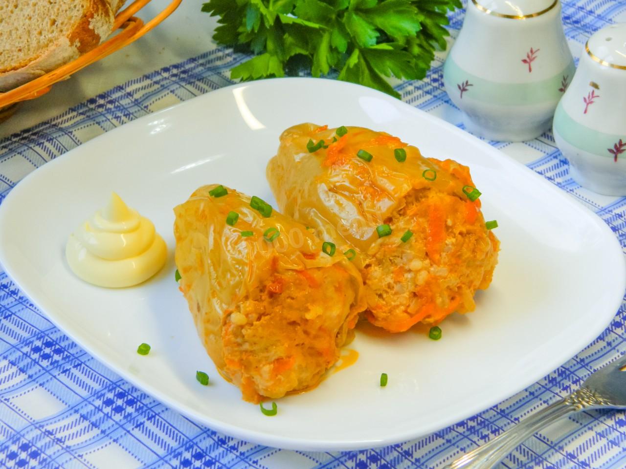 Вкусные голубцы с мясом и рисом в кастрюле пошаговый рецепт с фото