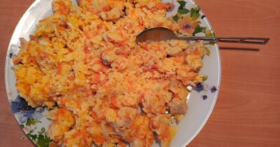 плов со свининой и чесноком