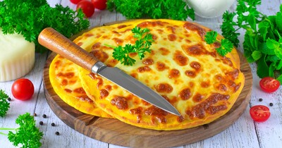 Грузинская лепешка с сыром