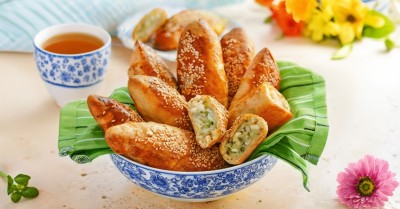 Пирожки на кефире в духовке