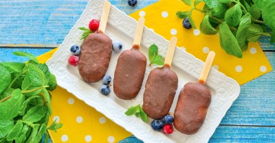 Мороженое эскимо домашнее на палочке