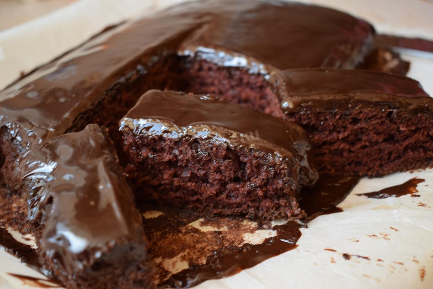 Влажный Шоколадный Торт Рецепт С Фото Пошагово