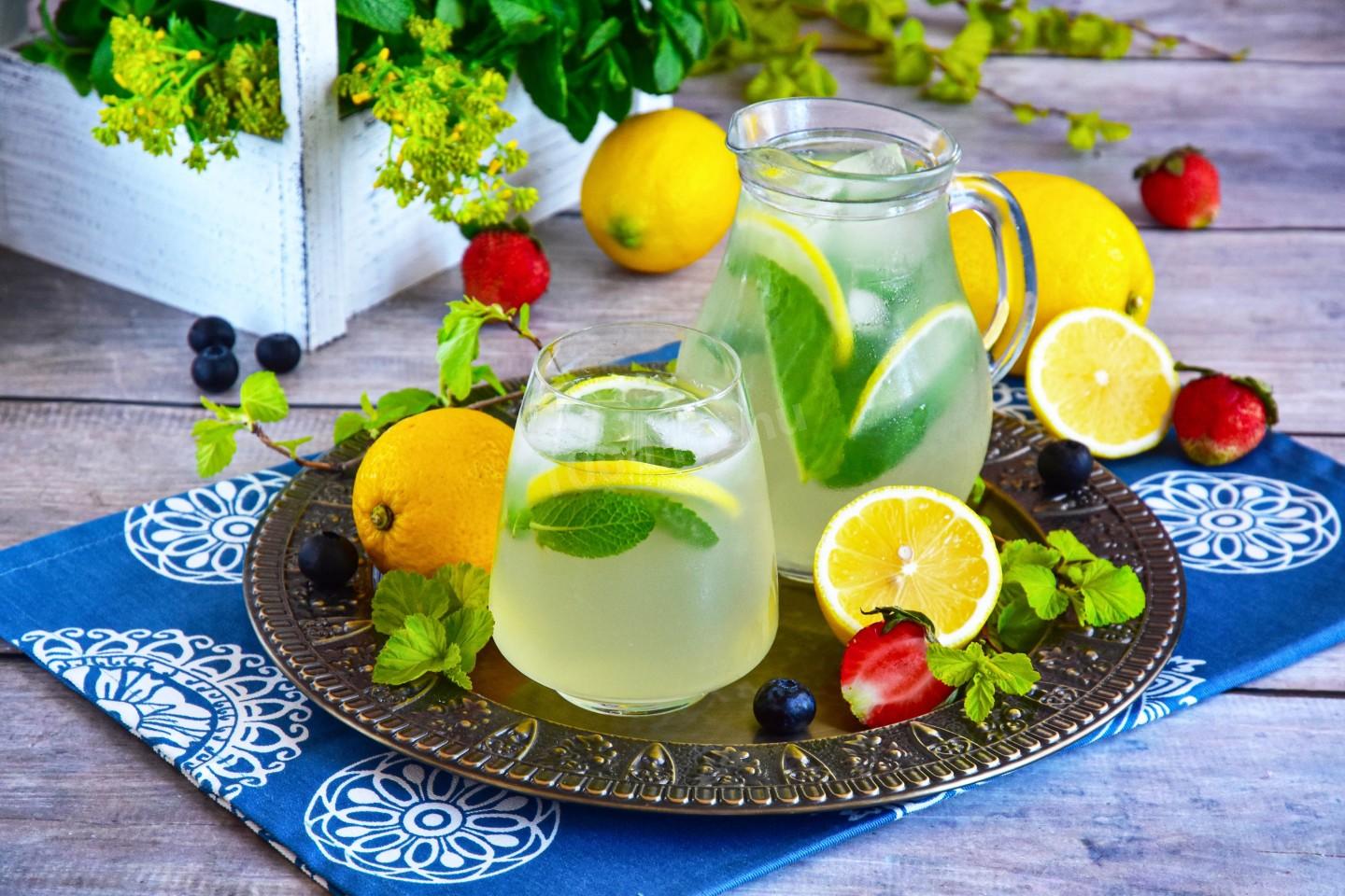 Лимонад из лимона в домашних условиях рецепт с фото