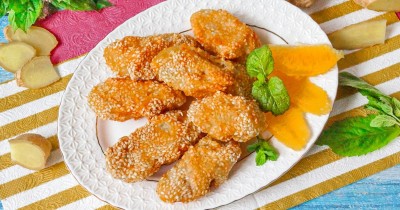 Банан с медом