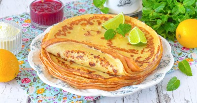 Блины на сухом молоке