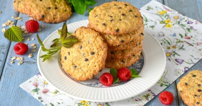 Овсяное печенье с шоколадной крошкой