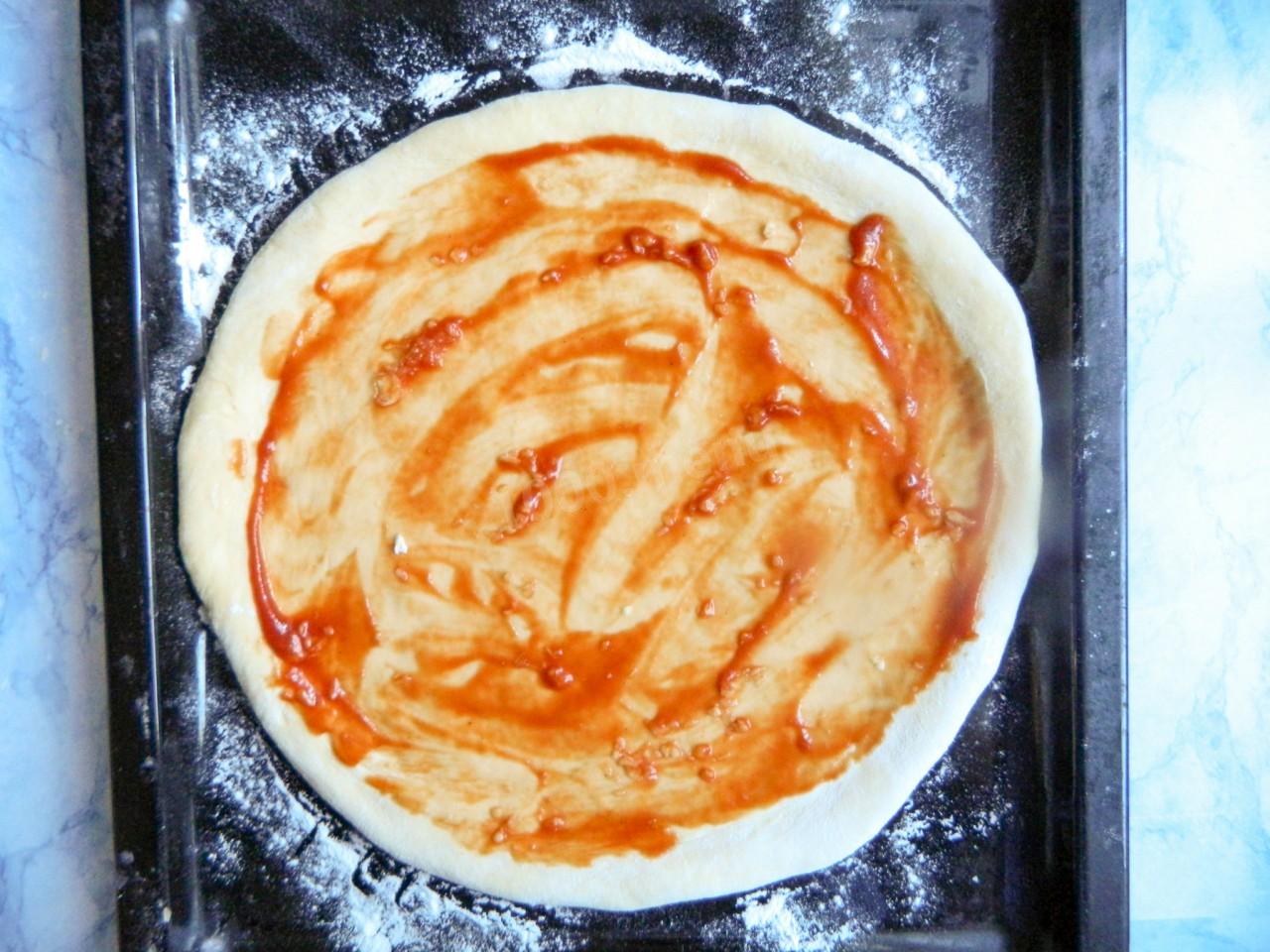 пицца быстрого приготовления в духовке без дрожжей на майонезе фото 105